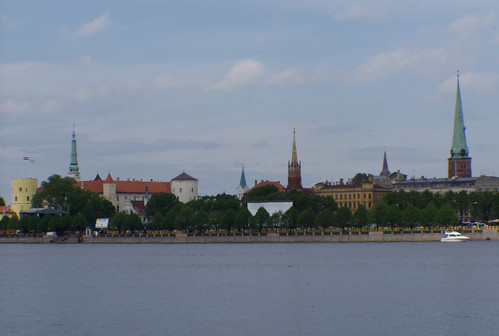 Skyline of Riga from the Daugava River ©  twiga-swala