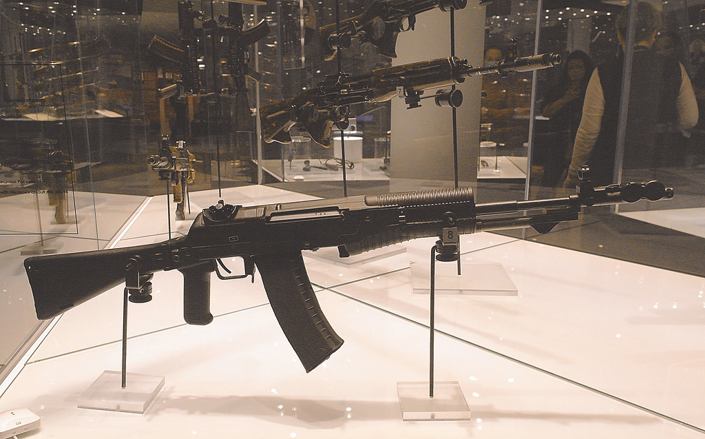 : Nikonov's AN-94 'Abakan' Assault Rifle. Tula Arms Museum. Russia