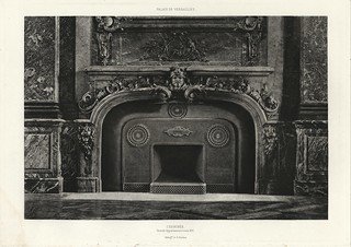 Edouard Baldus - Cheminee, Grands Appartements Louis XIV, Palais de Versailles, 1876