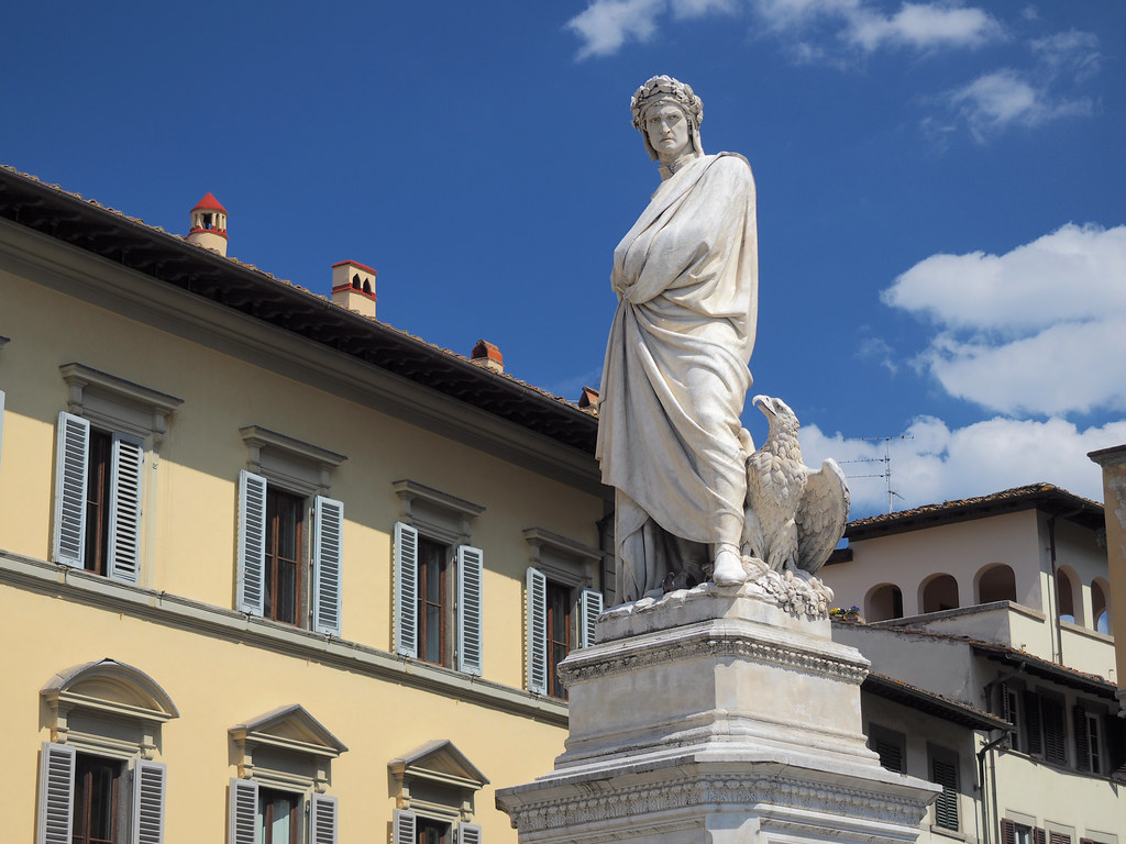 : Dante statue, Florence