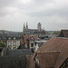 Rouen, uitzicht op de abdij vanuit het paleis van de aartsbisschop