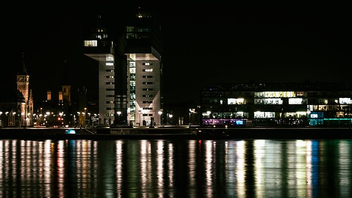 Cologne Rheinauhafen at Night III
