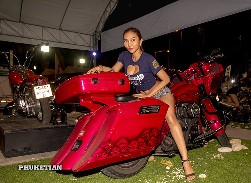Girls and Bikes. Beauty Contest. Phuket Bike Week 2019, Patong beach, Thailand ©  Phuket@photographer.net