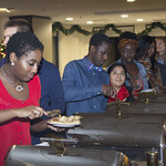 <b>Kwanzaa Dinner</b><br/> Students gather together to celebrate Kwanzaa through poetry, singing, and stories. 
Dec 8, 2018
Photo by: Annie Goodroad '19<a href="//farm66.static.flickr.com/65535/48037044171_0f825c7e72_o.jpg" title="High res">&prop;</a>
