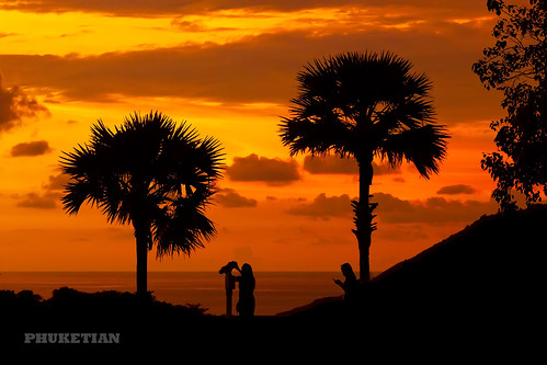 Beautiful Sunset on Promthep Cape, Phuket island, Thailand ©  Phuket@photographer.net