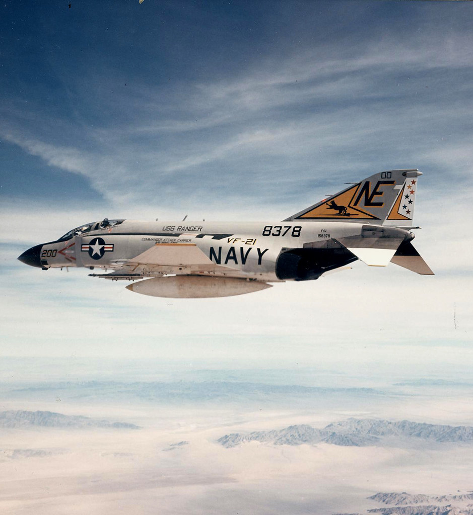 : McDonnell Douglas F-4J Phantom II (BuNo 158378) of Fighter Squadron (VF) 21 