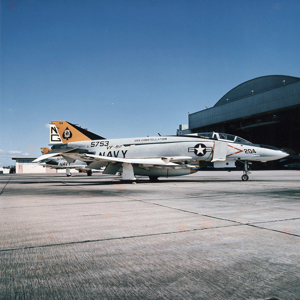 : McDonnell Douglas F-4J Phantom II (BuNo 155753) of Fighter Squadron (VF) 92 