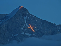 St. John's fire on Alpspitze
