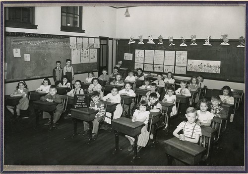 My First Grade Class photo - Williams Grade School, Chelsea, Massachusetts May 8, 1950 (bottom right , that's me) ©  Robert Sullivan