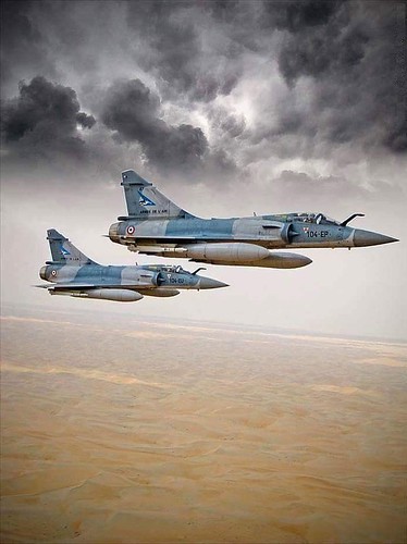 Dassault Mirage 2000's ©  Robert Sullivan