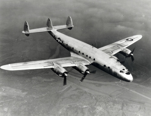 Lockheed XC-69 first flight ©  Robert Sullivan