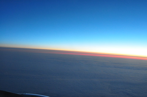 lever du soleil `a 10 km d'altitude ©  abdallahh