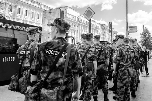 Rosguard soldiers ©  Evgeniy Isaev