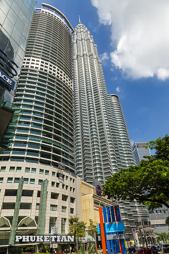 Skyscrapers of Kuala Lumpur, Malaysia. Petronas Twin Towers and other buildings     XOKA7376bs ©  Phuket@photographer.net