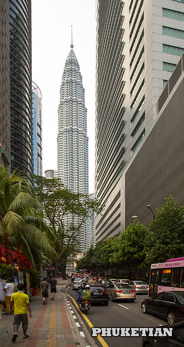 Skyscrapers of Kuala Lumpur, Malaysia. Petronas Twin Towers and other buildings     XOKA7417bs ©  Phuket@photographer.net