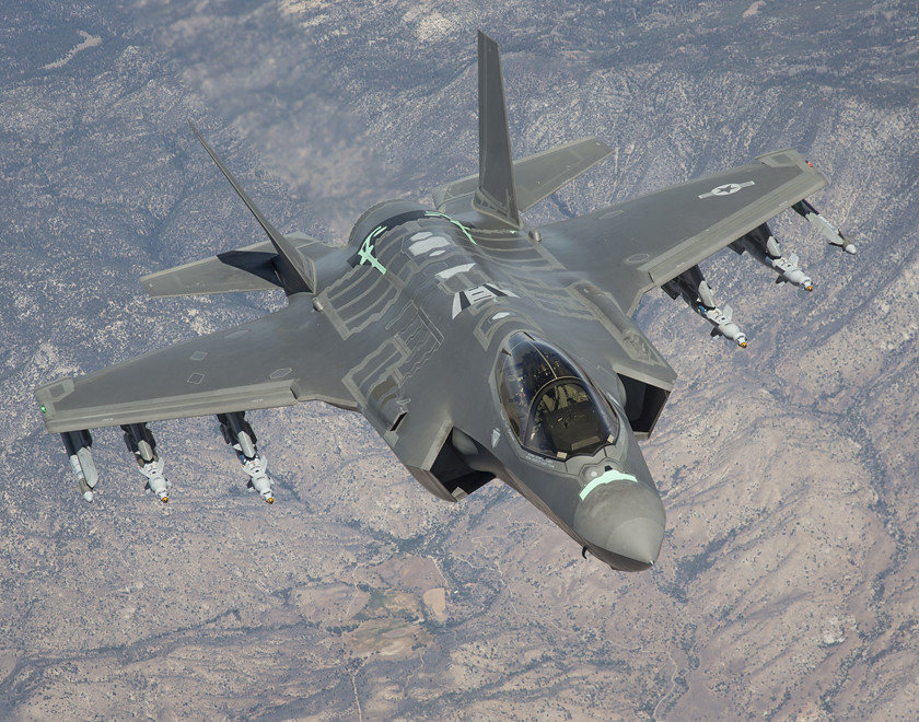 : Lockheed Martin F-35 Lightning IIs begin Auto GCAS test flights.