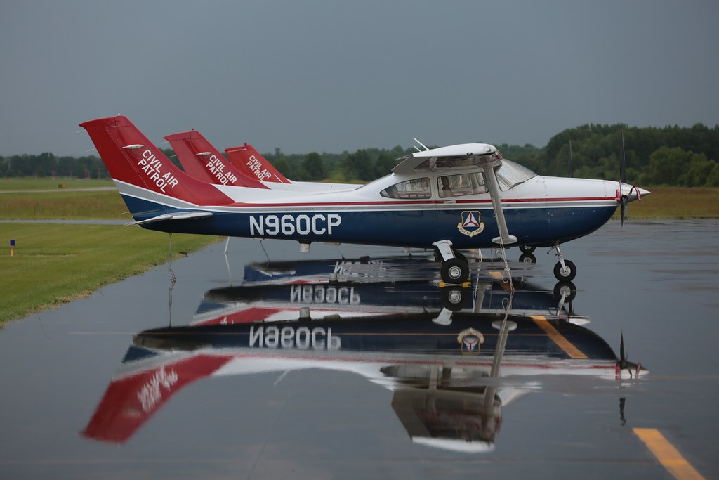 : Civil Air Patrol aircraft.