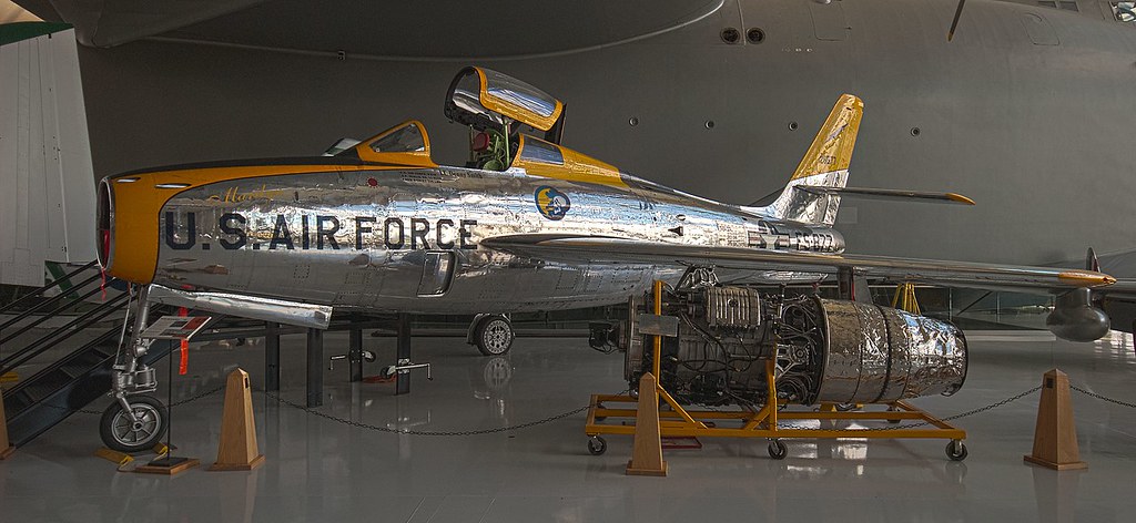 : Republic F-84F Thunderstreak from the Evergreen Aviation and Space Museum - 2018