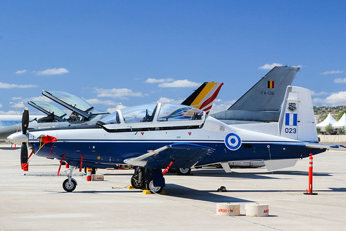 Hellenic Air Force T-6 Texan II (Daedalus Display team) at the 2015 Malta International Airshow ©  Robert Sullivan