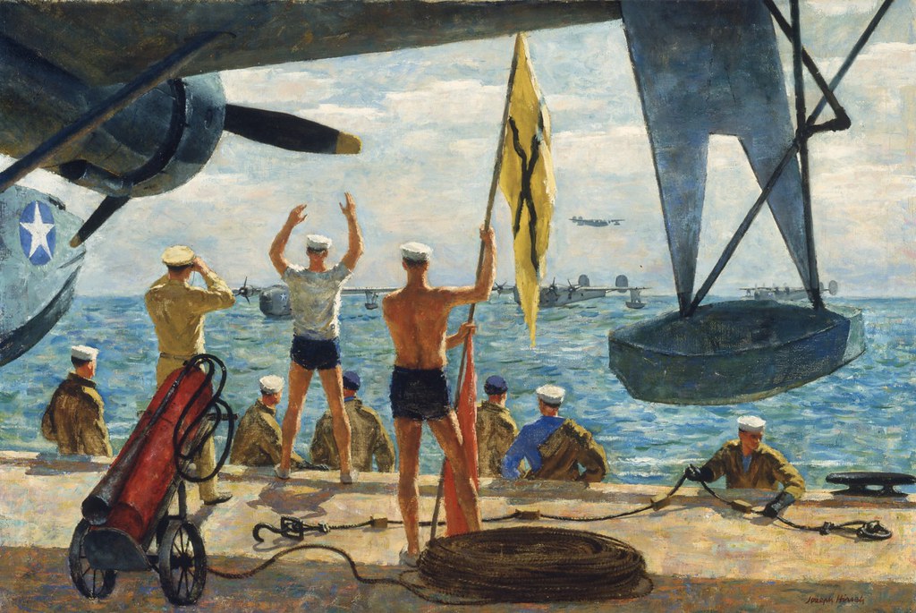 : Making the Buoy by Joseph Hirsch; C.1943