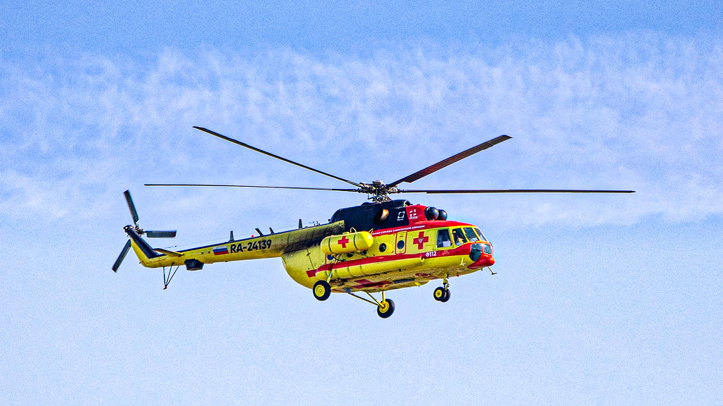 : ambulance helicopter