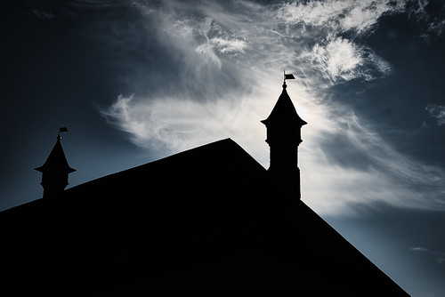 The roof of the ancient monastery ©  Dmitriy Protsenko