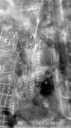 A CIA Lockheed  U-2 pilot Carmine Angelo Vito flying over Moscow took this photo of the factory and airport near Fili. ©  Robert Sullivan