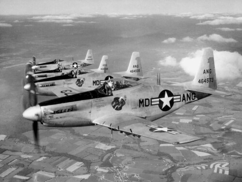 Four North American F-51H 