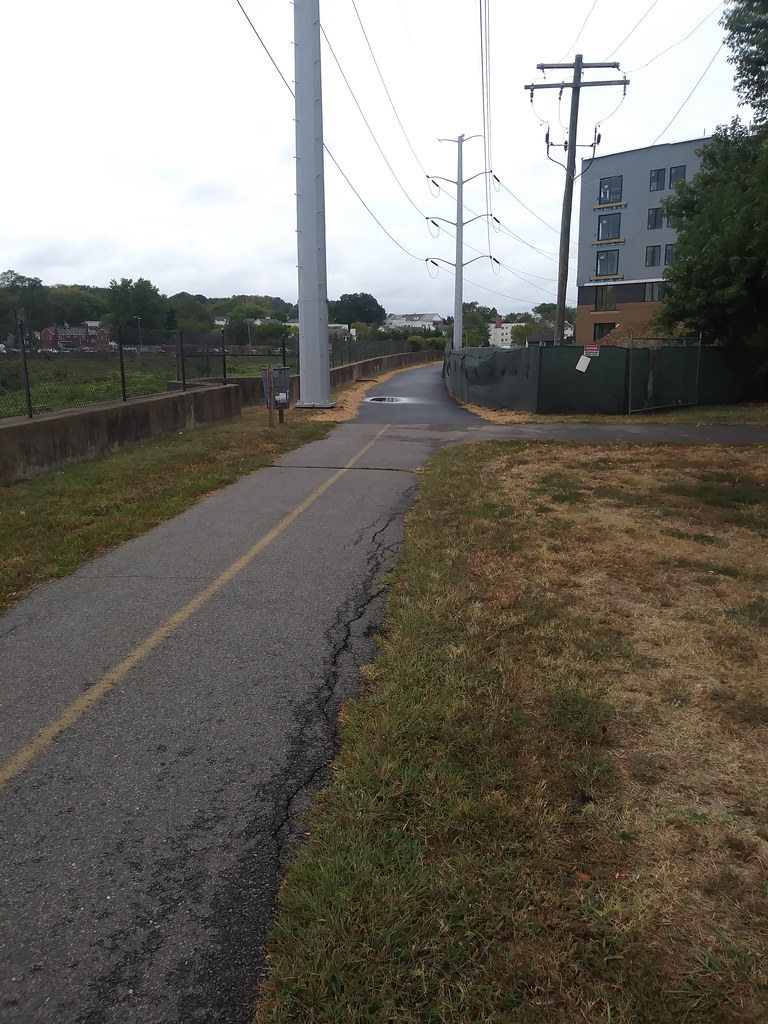 : Repaved trail section along Four Mile Run