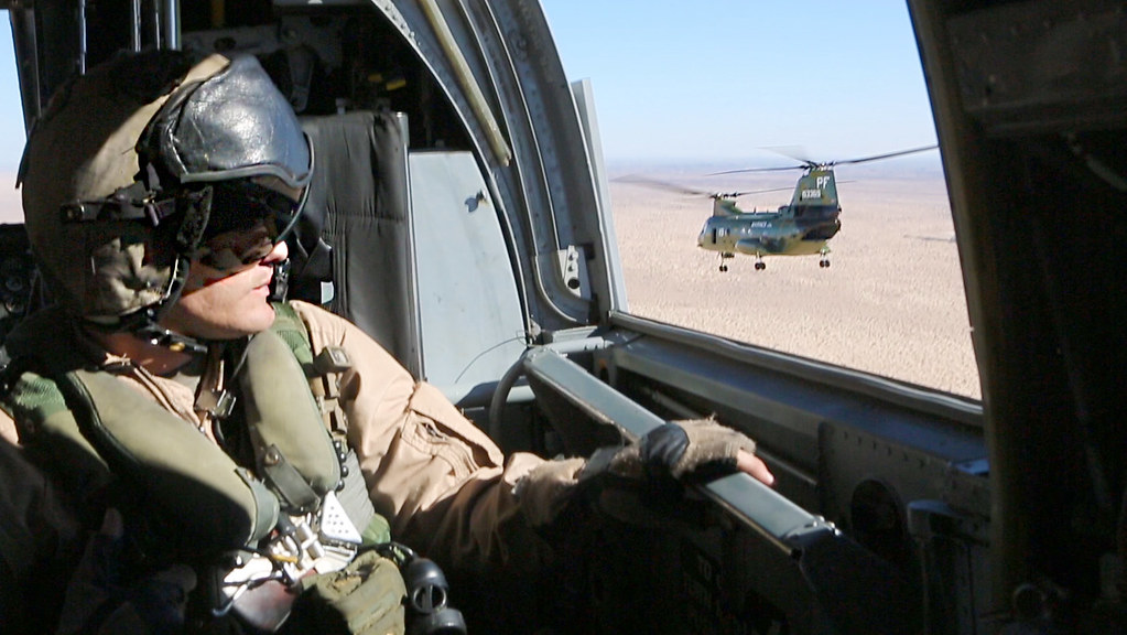 : Last CH-46E flight