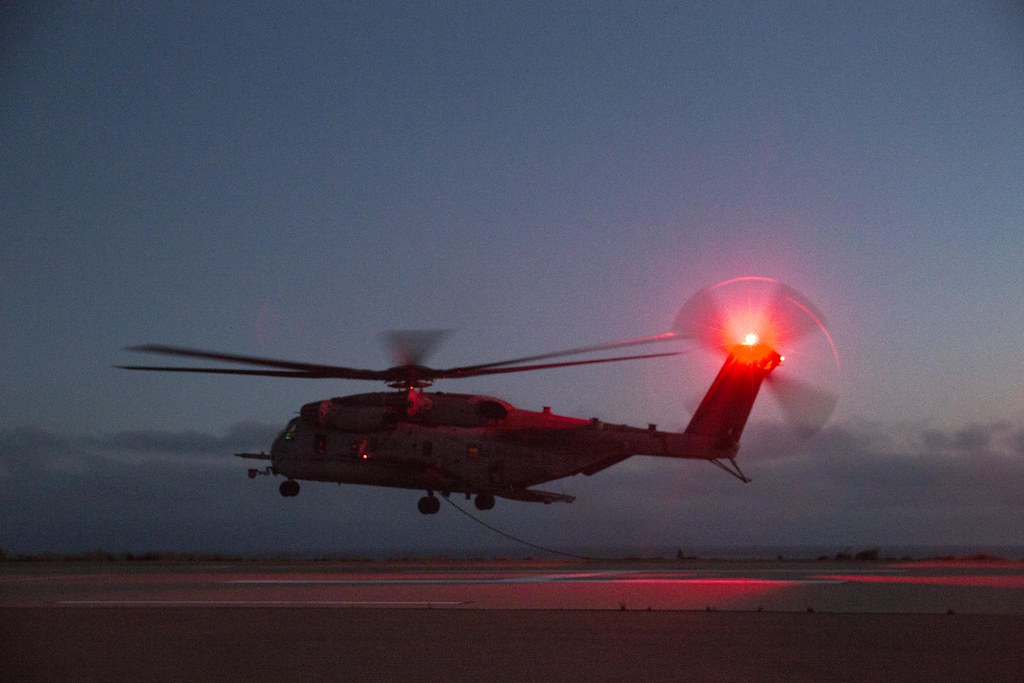 : No light, no problem: HMH-466 'Wolfpack' drops grunts into evening action