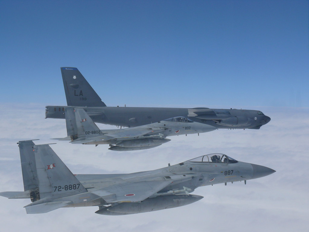 : A routine bilateral training mission over the East China Sea and the Sea of Japan