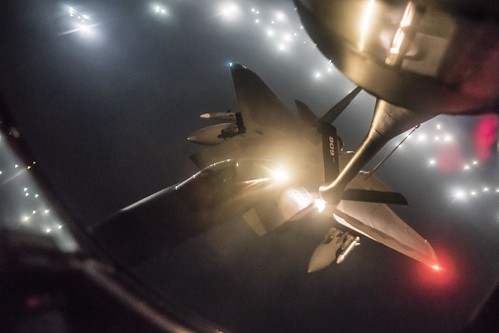 U.S. Bombers, Fighters Fly in International Airspace East of North Korea ©  Robert Sullivan