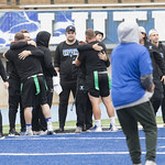 <b>Alumni football game</b><br/> Luther Football alumni gathered on Carlson field during homecoming for a friendly game of flag football on Oct. 5th, 2019. Photo by Danica Nolton.<a href=https://www.luther.edu/homecoming/photo-albums/photos-2019/