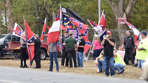 Fred Perry - Proud Boy with Confederates in Pittsboro (2019 Oct)