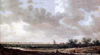 IMG_1507 Jan Van Goyen 1596-1656 Den Haag  River Landscape.  Paysage de Rivière  1641 Schwerin. Staatliches Museum