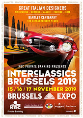 We invite you to visit our stand at Interclassics Brussels 2019.