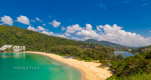 Nai Harn beach and The Nau Harn resort, Phuket island, Thailand ©  Phuket@photographer.net