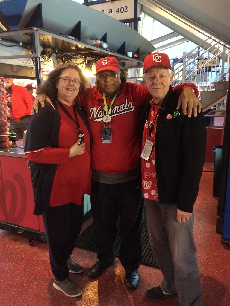 : With William at Nats Park before World Series game 4 10/26/2019