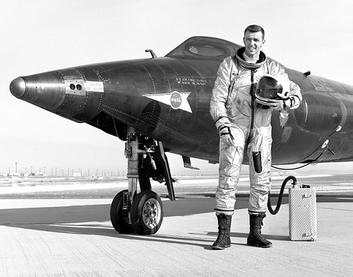 Captain Joe Engle with the North American X-15-2 ©  Robert Sullivan