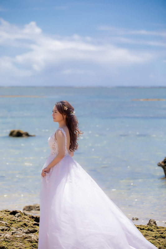 “沖繩新原海灘,沖繩婚紗景點,沖繩婚紗,海外婚紗,沖繩美國村,座喜味城跡,沖繩海灘”