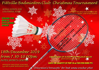 Senior Club Christmas Tournament 2019