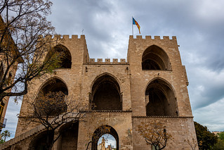 Serranos Towers ( Torres de Serranos) Old Medieval City Gate - Valencia (Panasonic Lumix  DC-S1 & Lumix S 24-105mm F4 Zoom) (1 of 1)