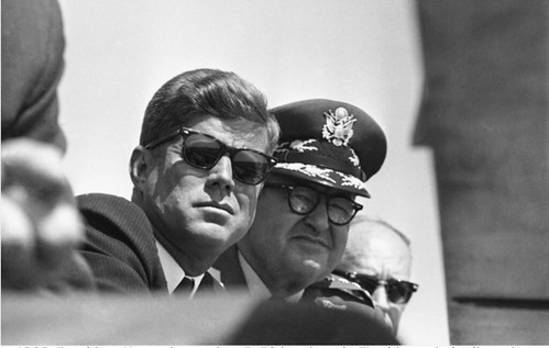JFK and Curtis LeMay ©  Robert Sullivan