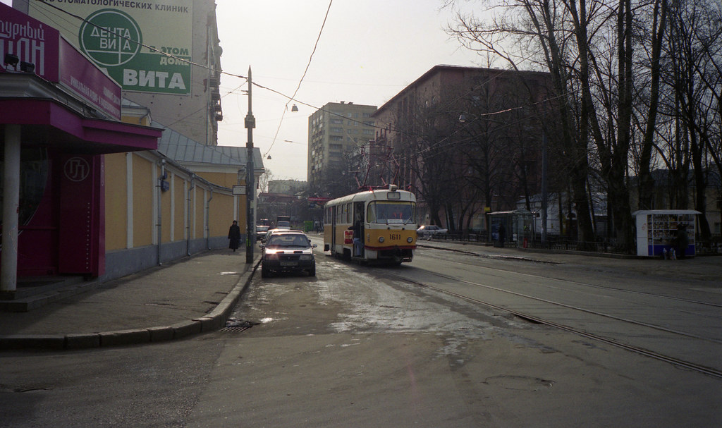 : Moscow tram 1611 2002-02 Tatra T3