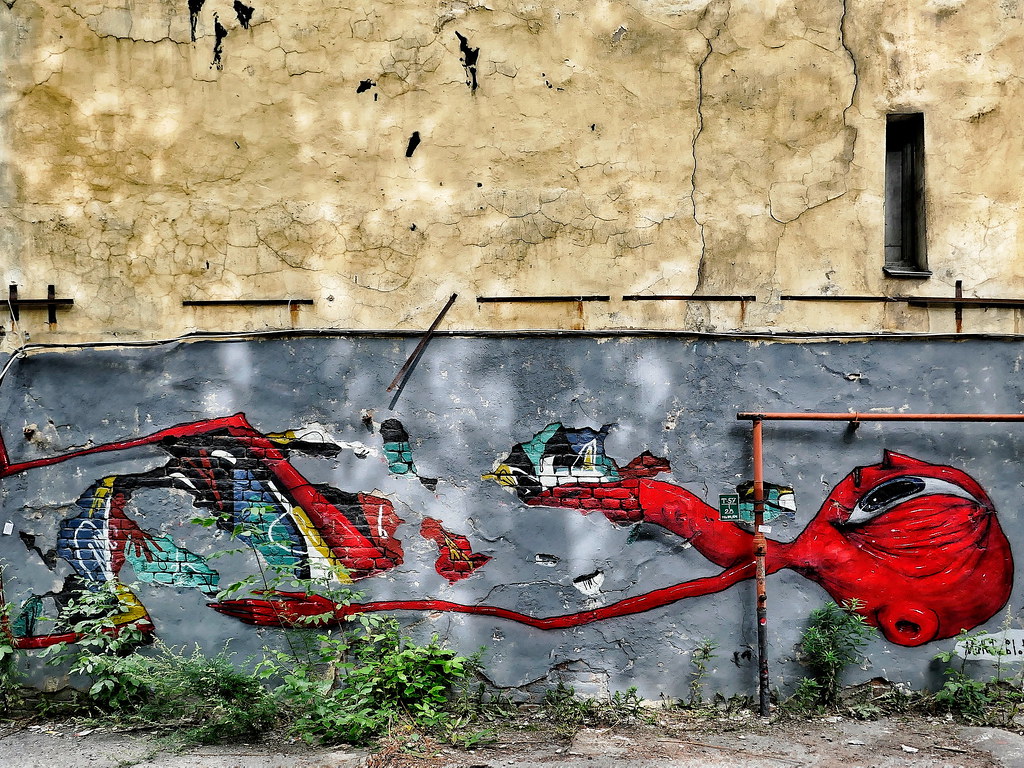 : Psychodelic graffiti. St. Petersburg style_