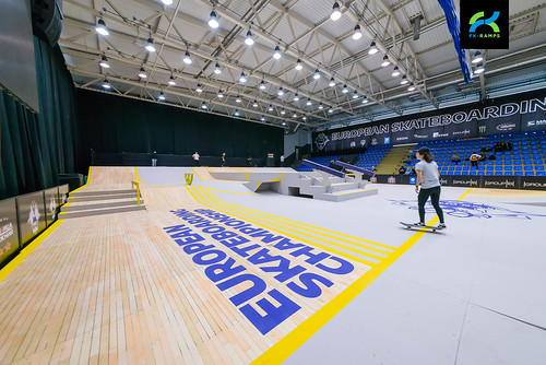 European skateboarding championship skatepark setup in Nizhniy Novgorod #  ©  FK-ramps