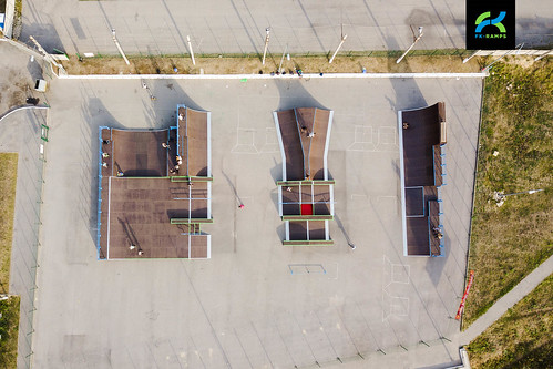 Modular plywood skatepark in Yelets #  ©  FK-ramps