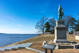 John Smith Statue c. 1909 @ Historic Jamestowne - Jamestown Island, VA, USA