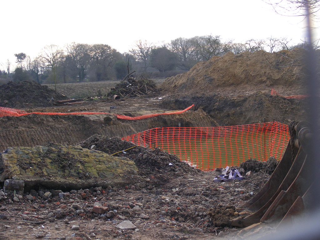 : Excavation on site of a bungalow